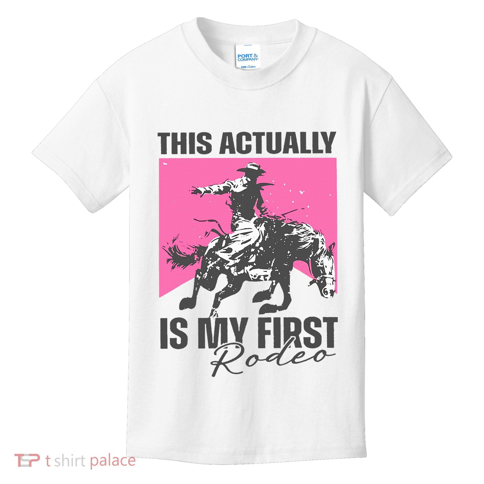This Actually Is My First Rodeo Kids T-Shirt