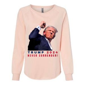 Trump Assassinated Injured In Pennsylvania July 13 2024 Womens California Wash Sweatshirt