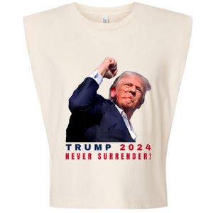 Trump Assassinated Injured In Pennsylvania July 13 2024 Garment-Dyed Women's Muscle Tee