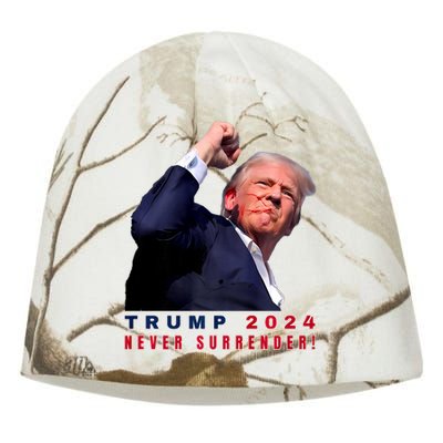 Trump Assassinated Injured In Pennsylvania July 13 2024 Kati - Camo Knit Beanie