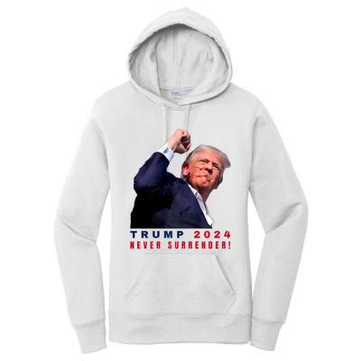 Trump Assassinated Injured In Pennsylvania July 13 2024 Women's Pullover Hoodie