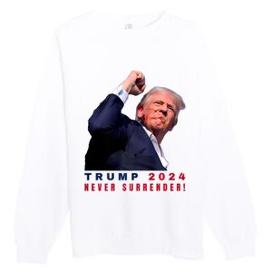 Trump Assassinated Injured In Pennsylvania July 13 2024 Premium Crewneck Sweatshirt