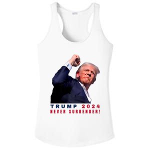 Trump Assassinated Injured In Pennsylvania July 13 2024 Ladies PosiCharge Competitor Racerback Tank