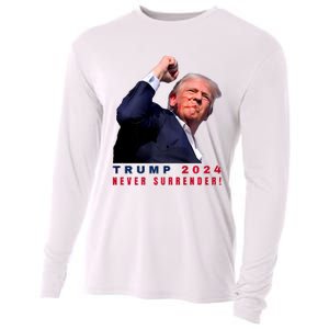 Trump Assassinated Injured In Pennsylvania July 13 2024 Cooling Performance Long Sleeve Crew