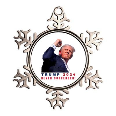 Trump Assassinated Injured In Pennsylvania July 13 2024 Metallic Star Ornament