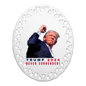 Trump Assassinated Injured In Pennsylvania July 13 2024 Ceramic Oval Ornament