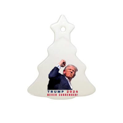 Trump Assassinated Injured In Pennsylvania July 13 2024 Ceramic Tree Ornament