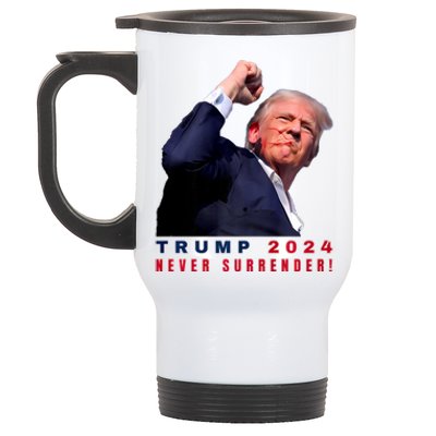 Trump Assassinated Injured In Pennsylvania July 13 2024 Stainless Steel Travel Mug