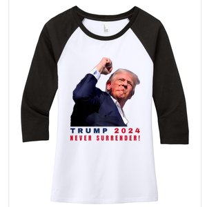 Trump Assassinated Injured In Pennsylvania July 13 2024 Women's Tri-Blend 3/4-Sleeve Raglan Shirt