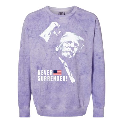 Trump Assassinated Injured In Pennsylvania July 13 2024 Colorblast Crewneck Sweatshirt