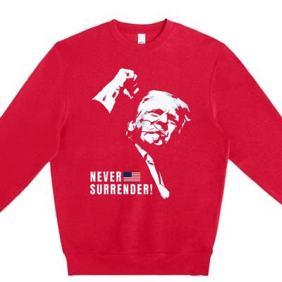 Trump Assassinated Injured In Pennsylvania July 13 2024 Premium Crewneck Sweatshirt