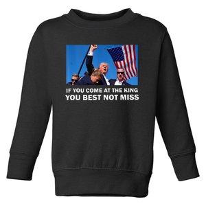 Trump Assassinated Injured In Pennsylvania 2024 Toddler Sweatshirt