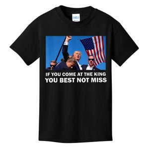 Trump Assassinated Injured In Pennsylvania 2024 Kids T-Shirt