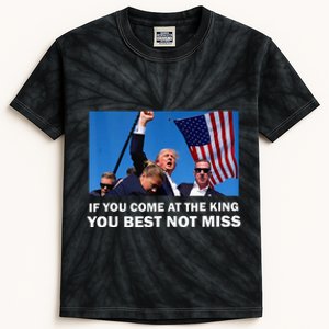 Trump Assassinated Injured In Pennsylvania 2024 Kids Tie-Dye T-Shirt