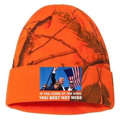 Trump Assassinated Injured In Pennsylvania 2024 Kati Licensed 12" Camo Beanie