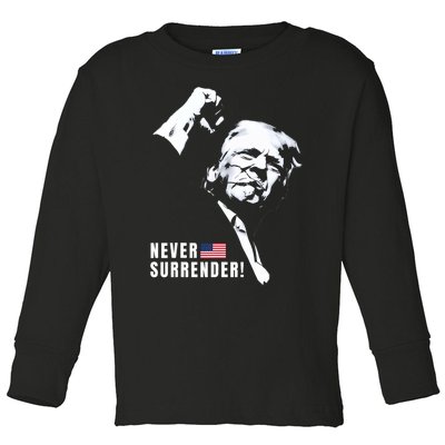 Trump Assassinated Injured In Pennsylvania July 13 2024 Toddler Long Sleeve Shirt