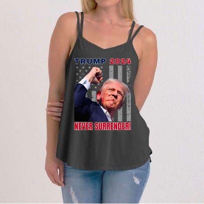 Trump Assassinated Injured In Pennsylvania July 13 2024 Women's Strappy Tank