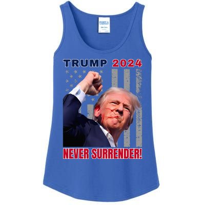 Trump Assassinated Injured In Pennsylvania July 13 2024 Ladies Essential Tank