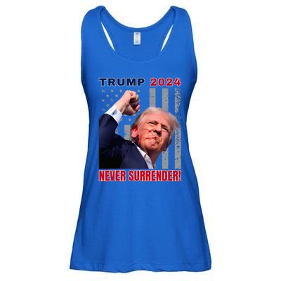 Trump Assassinated Injured In Pennsylvania July 13 2024 Ladies Essential Flowy Tank