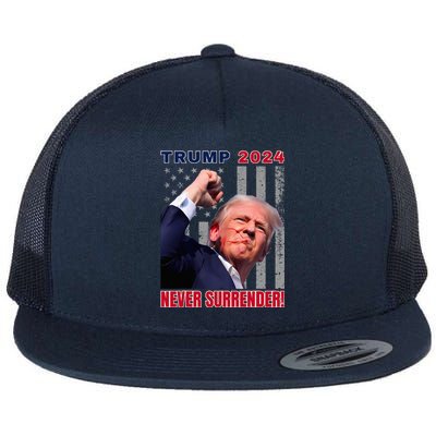 Trump Assassinated Injured In Pennsylvania July 13 2024 Flat Bill Trucker Hat