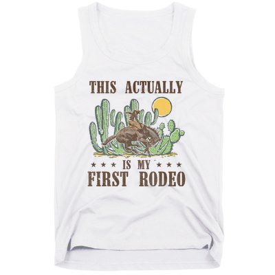 This Actually Is My First Rodeo Western Country Southern Tank Top