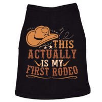 This Actually Is My First Rodeo Cowgirl Bronco Bucking Doggie Tank