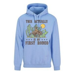 This Actually Is My First Rodeo Western Country Southern Unisex Surf Hoodie