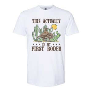 This Actually Is My First Rodeo Western Country Southern Softstyle CVC T-Shirt