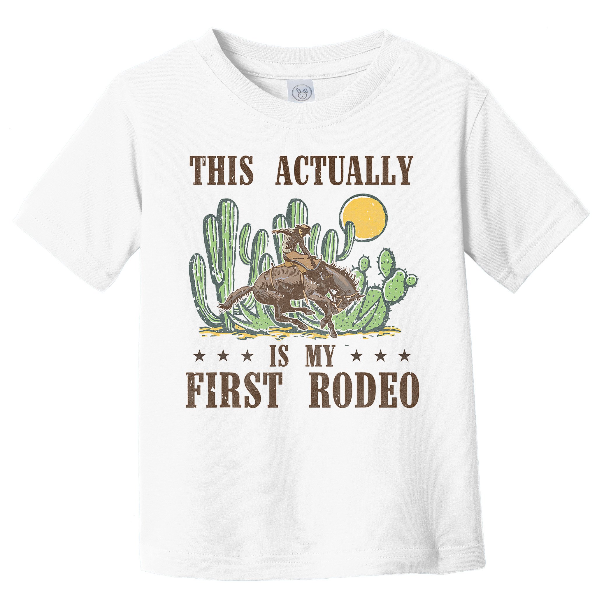 This Actually Is My First Rodeo Western Country Southern Toddler T-Shirt