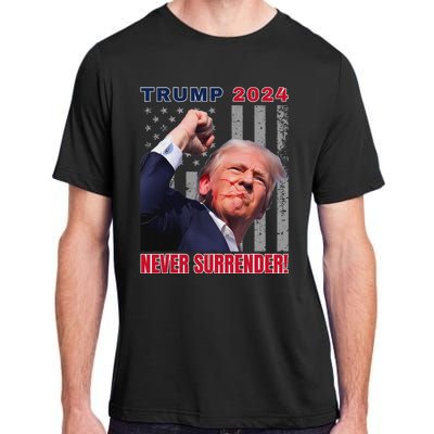 Trump Assassinated Injured Pennsylvania 2024 Design Adult ChromaSoft Performance T-Shirt