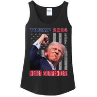 Trump Assassinated Injured Pennsylvania 2024 Design Ladies Essential Tank