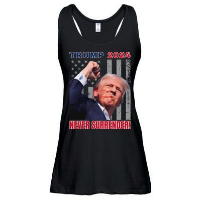 Trump Assassinated Injured Pennsylvania 2024 Design Ladies Essential Flowy Tank