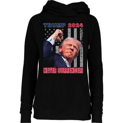 Trump Assassinated Injured Pennsylvania 2024 Design Womens Funnel Neck Pullover Hood