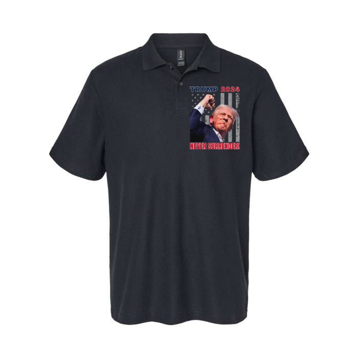 Trump Assassinated Injured Pennsylvania 2024 Design Softstyle Adult Sport Polo