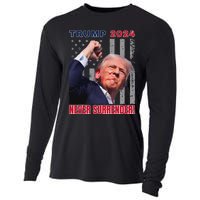 Trump Assassinated Injured Pennsylvania 2024 Design Cooling Performance Long Sleeve Crew