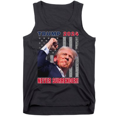 Trump Assassinated Injured Pennsylvania 2024 Design Tank Top