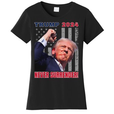 Trump Assassinated Injured Pennsylvania 2024 Design Women's T-Shirt