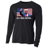 Trump As I Was Saying Trump His Speech Trump Vance Vintage Cooling Performance Long Sleeve Crew