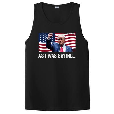 Trump As I Was Saying Trump His Speech Trump Vance Vintage PosiCharge Competitor Tank