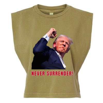 Trump Assassinated Injured In Pennsylvania Garment-Dyed Women's Muscle Tee