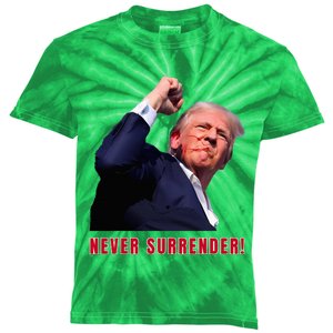 Trump Assassinated Injured In Pennsylvania Kids Tie-Dye T-Shirt