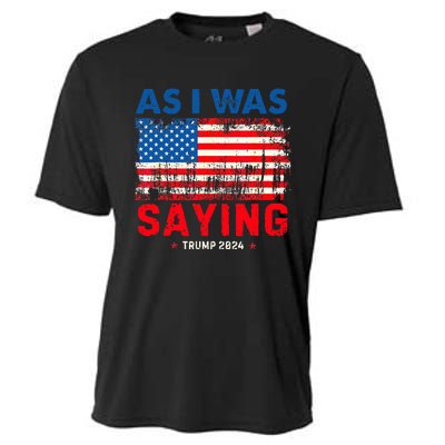 Trump As I Was Saying Trump His Speech Trump Vance Cooling Performance Crew T-Shirt