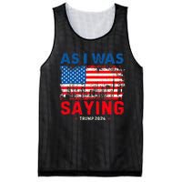 Trump As I Was Saying Trump His Speech Trump Vance Mesh Reversible Basketball Jersey Tank