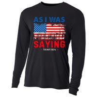 Trump As I Was Saying Trump His Speech Trump Vance Cooling Performance Long Sleeve Crew