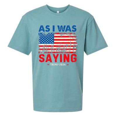 Trump As I Was Saying Trump His Speech Trump Vance Sueded Cloud Jersey T-Shirt