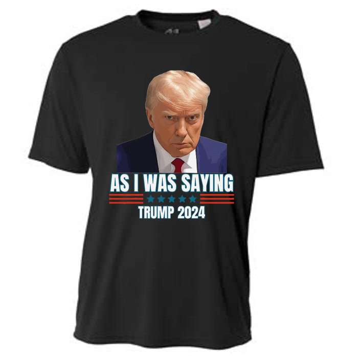 Trump As I Was Saying Trump His Speech Trump Vance Vintage Cooling Performance Crew T-Shirt