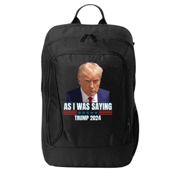 Trump As I Was Saying Trump His Speech Trump Vance Vintage City Backpack