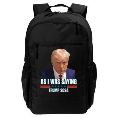 Trump As I Was Saying Trump His Speech Trump Vance Vintage Daily Commute Backpack