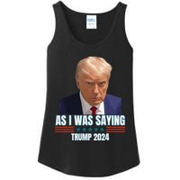 Trump As I Was Saying Trump His Speech Trump Vance Vintage Ladies Essential Tank