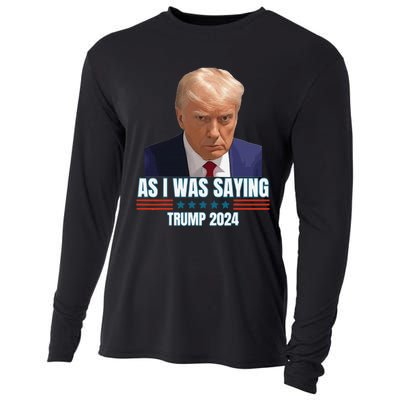 Trump As I Was Saying Trump His Speech Trump Vance Vintage Cooling Performance Long Sleeve Crew